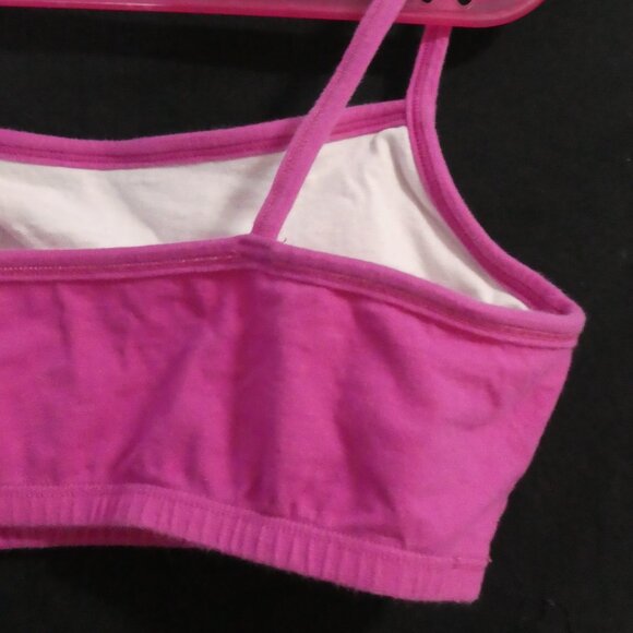 FRUIT OF THE LOOM | size 36 | Girls' Pink Spaghetti Strap Sports Bra - Picture 14 of 14